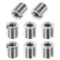 8pcs 8mm 316 Stainless Steel Reducing Nut M8x1 25 Male To M5x0 8 Female 