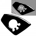 Fsfy Carbon Fiber Rhd Door Lock Button Interior Panel Stiker Cover Trim Decor Piano Black For Audi Ttrs Tt Tts 2008-2014 Car