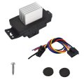 Blower Motor Resistor Kit With Plug Harness For Carlo 2004 2007 Pontiac Grand Prix 2008 Trailblazer 2003 2009 Replaces 15 81727 