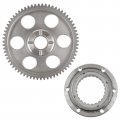 Caltric Starter Clutch Gear Idler And One-way Sprag Compatible With Yamaha Rhino 450 Yxr450f 2006-2009