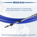 Uxcell 1pcs 10ft 118 Inch Marine Type 3300 33c Throttle Shift Remote Control Box Cable With Clevis For Yamaha Outboard Engine