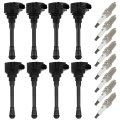 Ignition Coils 2017020 For Lincoln Continental 2 7l V6 2017-2019 Ford Fusion 2 3-pins Uf773 6 With 6 Iridium Spark Plugs
