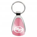 Au-tomotive Gold Teardrop Key Chain For Toyota Scion Pink