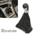 Gear Shift Knob 5 Speed Gaiter Boot Kit For Mk4 Bora 1999a 2004