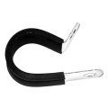 Wire Terminal Clip Rubber Cushioned Steel Clamp Black Zinc Plated And Molded Alx-pau-si-hp3600-cla1 