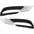 Fog Light Bezel Pair For Buick Enclave 2013 2014 2015 2016 2017 Driver And Passenger Side Fits Gm1038152 20983395 Gm1039152 