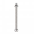 Uxcell M10 X 140mm Hex Head Screws Bolts Nuts Flat Lock Washers Kits 304 Stainless Steel Fully Thread Hexagon 4 Sets
