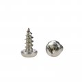 Dasunny M4 Triangle Socket Truss Head Wood Screws Din571 10mm Full Thread 304 Stainless Steel Anti-theft Pack Of 100 