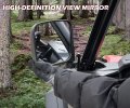 Sautvs Adjustable Wider Rearview Side Mirrors For Polaris General Xp 4 1000 Folding Clear Rear View  2016-2023 Accessories 2pcs