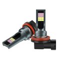 Switchback Strobe Flash 24led H11 H9 H8 H16jp White Pink Purple Fog Light Bulbs Driving Drl Daytime Running