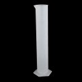 Aexit 1000ml Pp Gauge Single Metric Scale Volumetric Graduated Cylinder Laboratory Beaker