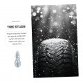 Soimiss 300 Pcs Tire Studs Bike Boot Spikes Racing Wheel Spike Motorcycles Winter Screw Lorry Accessories Tyre Ice Screws Anti