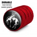 Bucking Bronco Illustration Valve Stem Caps For Tire Rim Wheel Aluminum Red