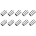 10 Pcs Stainless Steel Spacers 6mm Id X 10mm Od 16mml 304 Bushing Screw Standoff Unthreaded Round Spacer For 1 4 Or M6 Screws 