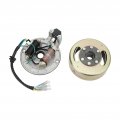 Magneto Stator Flywheel Rotor Kit Plate Copper Aluminum Fit For 90cc 110cc 125cc 140cc Kick Start Engine Pit Pro Bike Trail