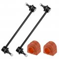 4pc Front Sway Bar Links Bushings Fits Chevrolet Traverse Gmc Acadia Buick Enclave Saturn Outlook 