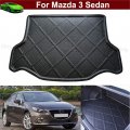 Car Mat Boot Liner Carpet Cargo Cover Rear Trunk Tray Floor For Mazda 3 Sedan 2014 2015 2016 2017 2018 2019 2020 2021 2022 2023