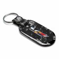 Ipick Image For Cadillac V Logo Led Printed On Real Forged Carbon Fiber Tag Style Key Chain Keychain Exclusive Official