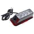 8x White Amber 4-led Warning Hazard Emergency Caution Flash Strobe Lights Bar Car Suv Pickup Truck Van