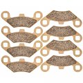Niche Ceramic Front Rear Brake Pad Set For Polaris 4 Pack