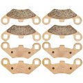 Niche Ceramic Front Rear Brake Pad Set For Polaris 4 Pack