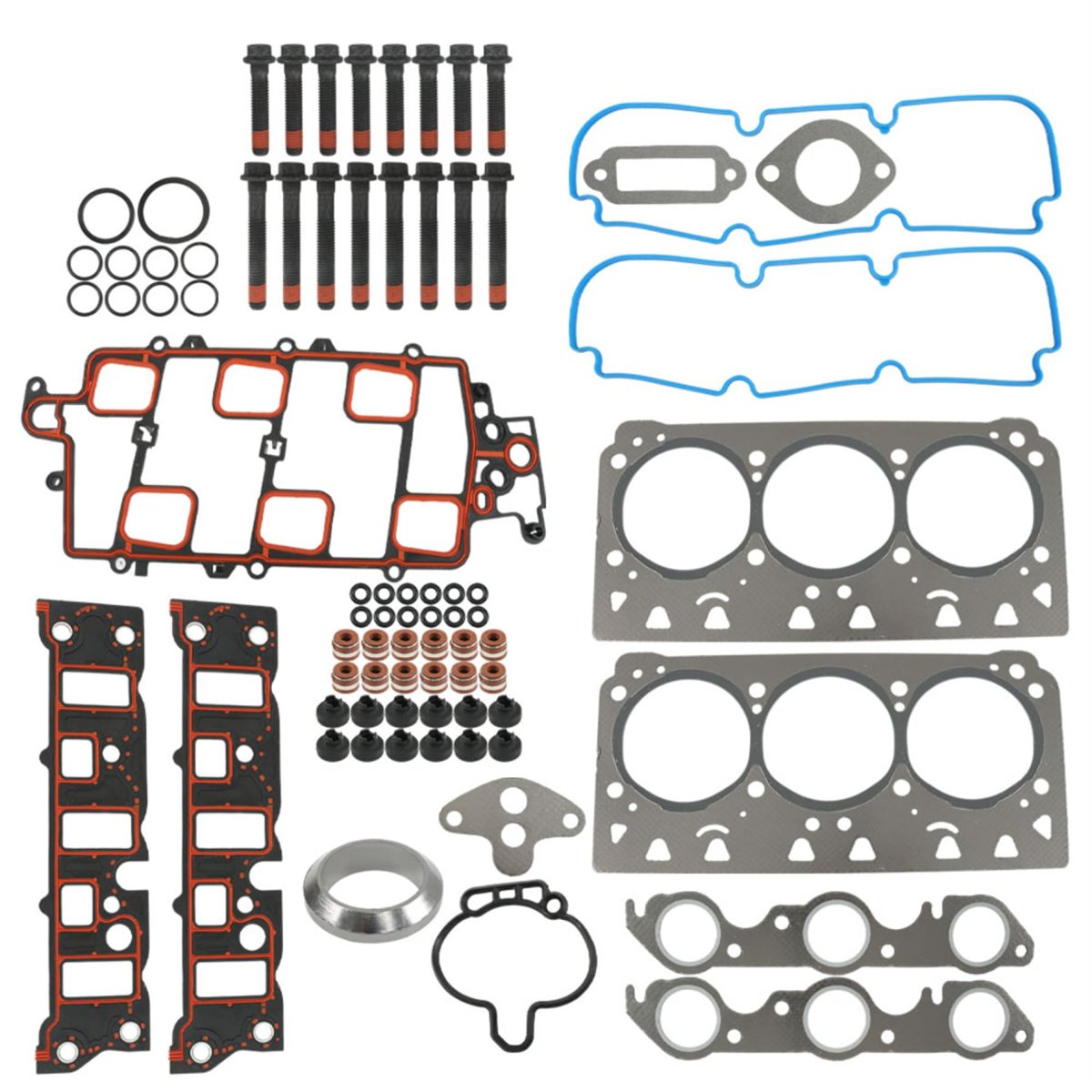 Engine Head Gasket Set With 16 Bolts Replacement For Park Avenue Regal Riviera Impala Monte 3 8l 1996-2005
