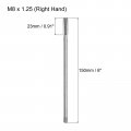 Uxcell Metric Thread Tap M8 X 1 25 H2 150mm Extra Long Straight Flute Screw Milling Machine Taps Threading Tapping Repair Tool