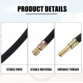 X Autohaux 8pcs Tire Valve Stem Extension 2 Flexible Dual Extender Pipe 3 9 6 Multi Degree 45 90 135 Adapter For Car Truck