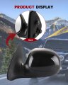 Left And Right Side View Mirror Fit For 1997-1999 Ford 250