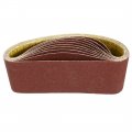 Uxcell 4-inch X 24-inch Aluminum Oxide Sanding Belt 80 Grits Sandpaper Lapped Joint For Sander 10pcs
