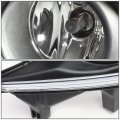 Auto Dynasty Compatible With Highlander Driving Fog Light Bumper Bezel Cover W Led Drl Wiring Black Clear Lens Xu50