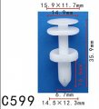 Autobahn88 Door Trim Panel Push-type Clip Compatible With Gm Truck C K 1 2 3 1995-on Oem 15960325 Pack Of 20