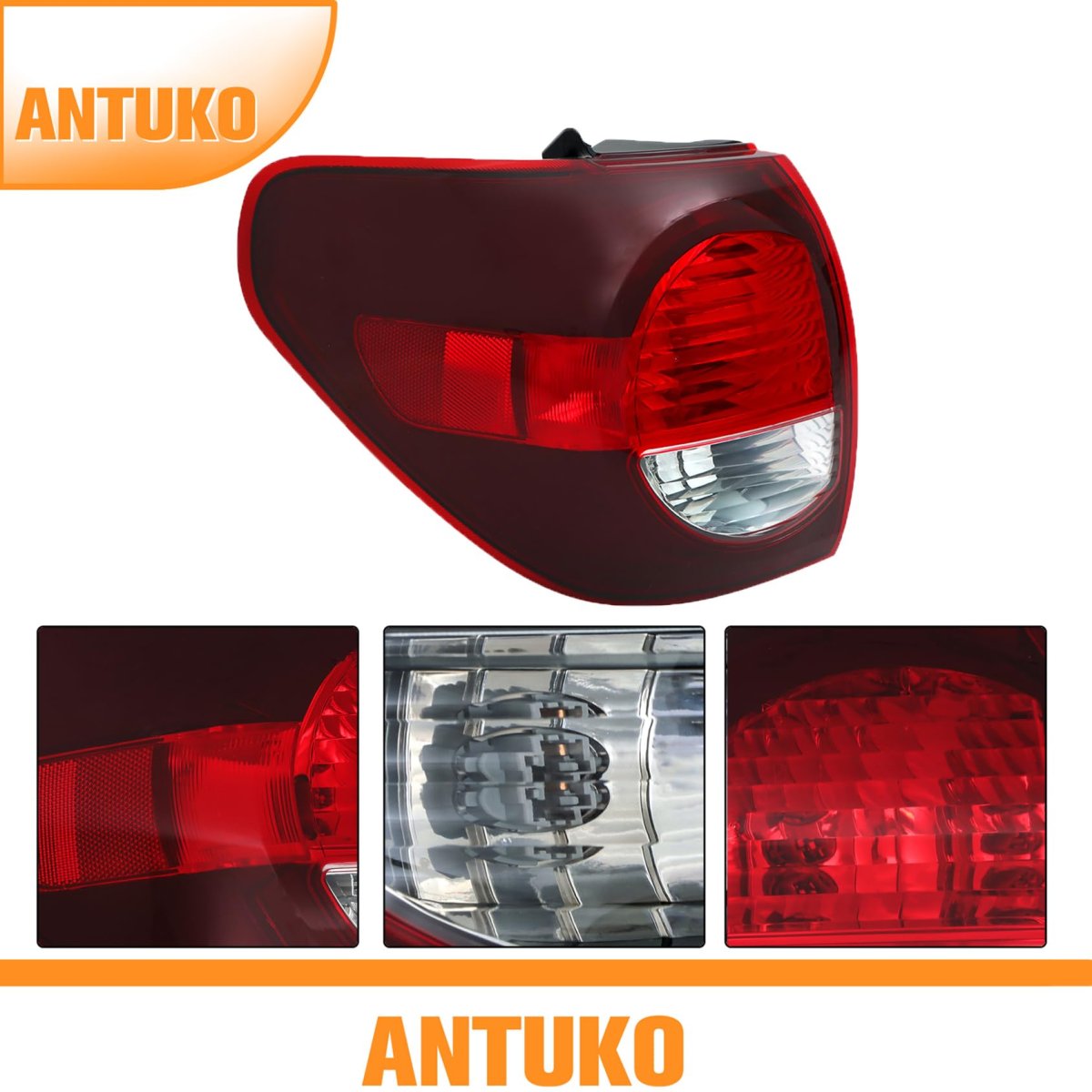 Outer Left Rear Tail Light Assembly Replacement For Sequoia 2018 2019 2020 2021 Lh Brake Lamp Part Number 81560-0c110 Red Shell