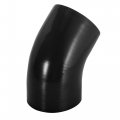 X Autohaux 102mm 4 Id 45 Degree Elbow Silicone Reducer Hose Coupler Intercooler Tube Black For Car Intake Piping