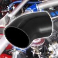 X Autohaux 102mm 4 Id 45 Degree Elbow Silicone Reducer Hose Coupler Intercooler Tube Black For Car Intake Piping