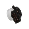 Carlights360 For Kia Rio 2011-2017 Ignition Starter Switch Plastic Black White Blade Terminal Rectangular Connector Column
