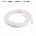 Uxcell T-slot Mount Window Weatherstrip Seal 7mm Bulb Bubble For 5mm Slot 1 Meter Long White