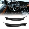 Covers Qiilu Car Interior Steering Wheel Decorative Decor Cover Trim For Stelvio Giulia