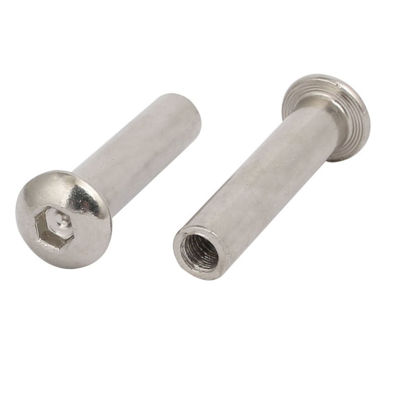 M5 X 10mm Carbon Steel Rivet Hex Socket Head Insert Nut 10pcs