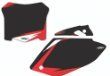 Factory Effex 12-64324 Black Pre-cut Number Plate Graphic Background 
