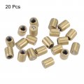 Uxcell Brass Push Button Grease Oil Cup 4x5mm Ball Oiler For Lubrication System 20pcs