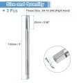 3pcs Straight Flute Screw Taps 3 8-16 Unc 2b Thread 5 Extra Long Hss6542 Machine Threading Milling Tap Tapping Tools