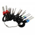 Szzijia 18 Pcs Terminals Removal Key Tool Set Electrical Remove Stainless Steel Car Wire Terminal Kit