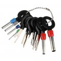 Szzijia 18 Pcs Terminals Removal Key Tool Set Electrical Remove Stainless Steel Car Wire Terminal Kit