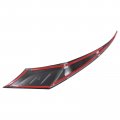 Applianpar Front Headlight Eyebrow Trim Eye Lid Cover For Honda Accord 2023-2025 Left And Right Side Glossy Black