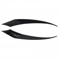Applianpar Front Headlight Eyebrow Trim Eye Lid Cover For Honda Accord 2023-2025 Left And Right Side Glossy Black 