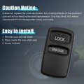 X Autohaux 2pcs 2 Buttons Keyless Entry Remote Key Shell Case For Mitsubishi Gallant Lancer Pajero Triton Replacement Mr587983