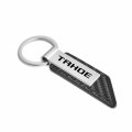 Ipick Image For Chevrolet Tahoe Silver Metal Plate Carbon Fiber Texture Black Pu Leather Key Chain Keychain Official Licensed