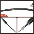 A-premium Rear Left Driver Parking Brake Cable Assembly Compatible With Bmw Models 745i 745li 2002-2005 750i 750li 2006-2007