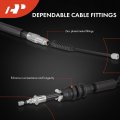 A-premium Rear Left Driver Parking Brake Cable Assembly Compatible With Bmw Models 745i 745li 2002-2005 750i 750li 2006-2007